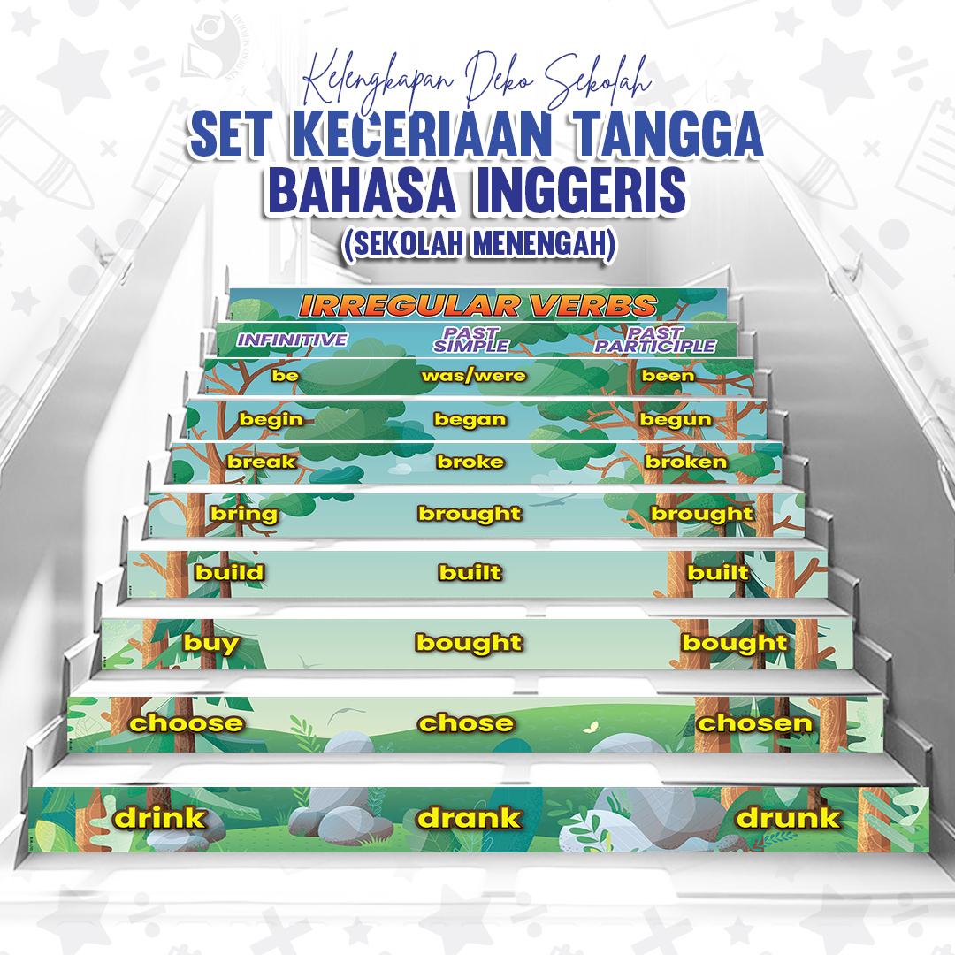 Set Keceriaan Tangga Bahasa Inggeris - Sekolah Menengah